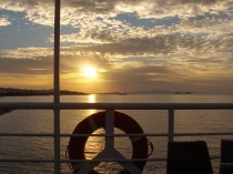 ferry-sunset
